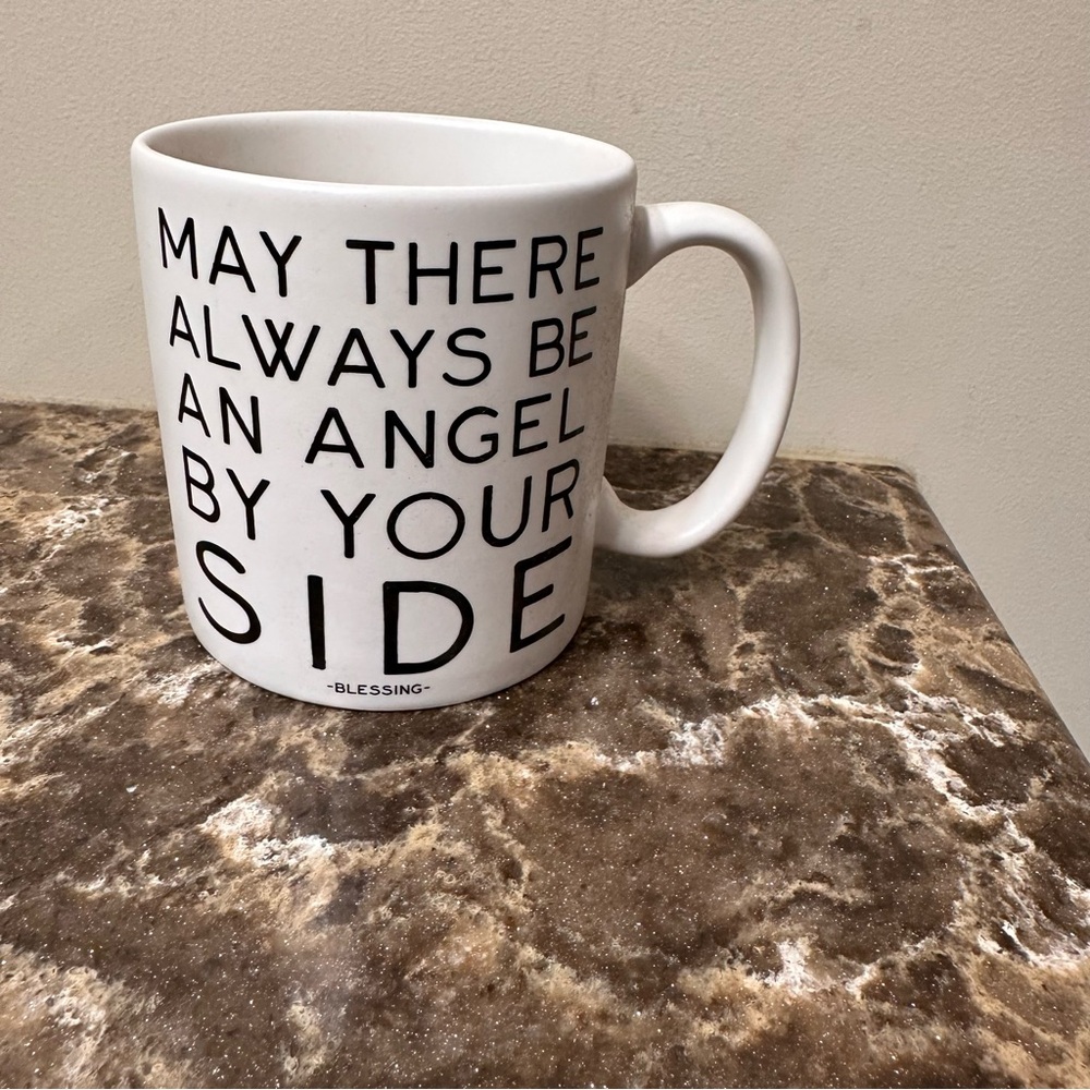 May there always be an angel on your side mug